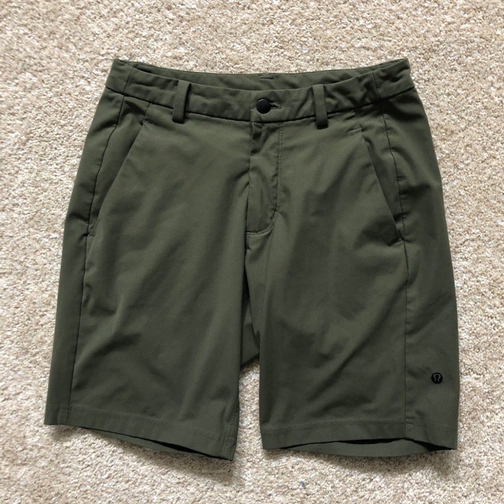 Lululemon Forest Green Casual Shorts